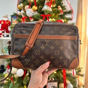 Louis Vuitton Brown Monogram Messenger Bag